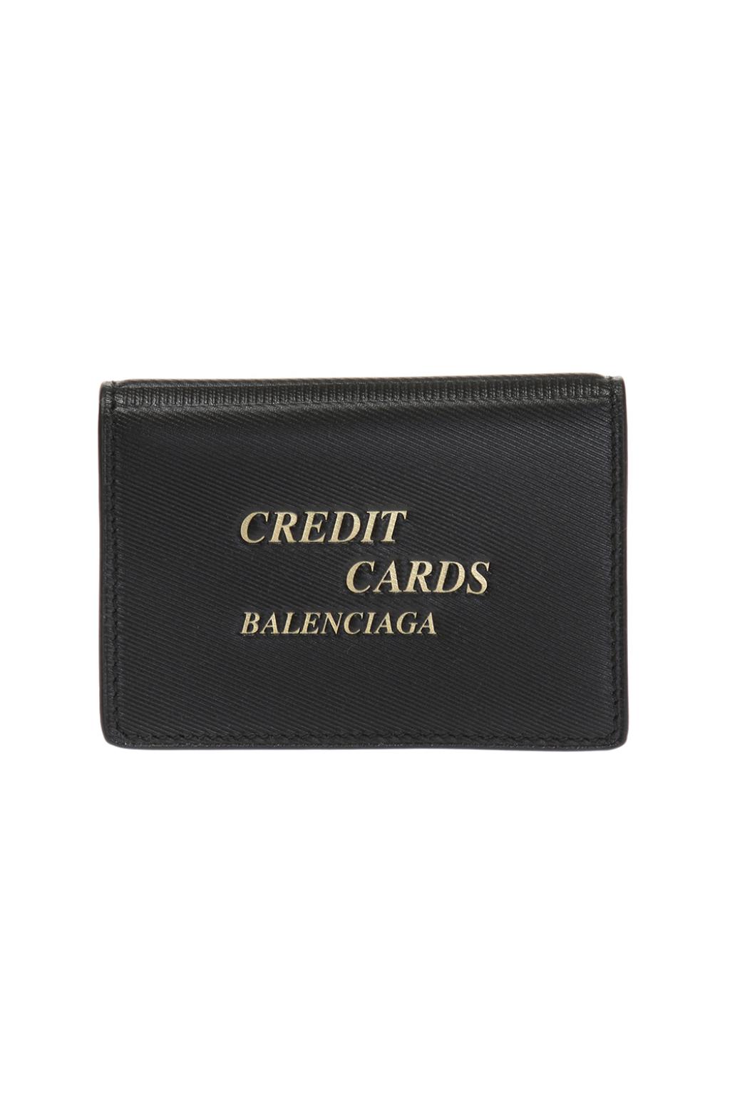 Balenciaga Logo-embossed card case | Men's | Vitkac